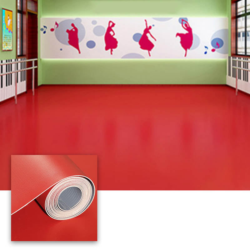 Modern Style PVC Flooring Pure Color Fire Resistant Waterproof PVC Flooring