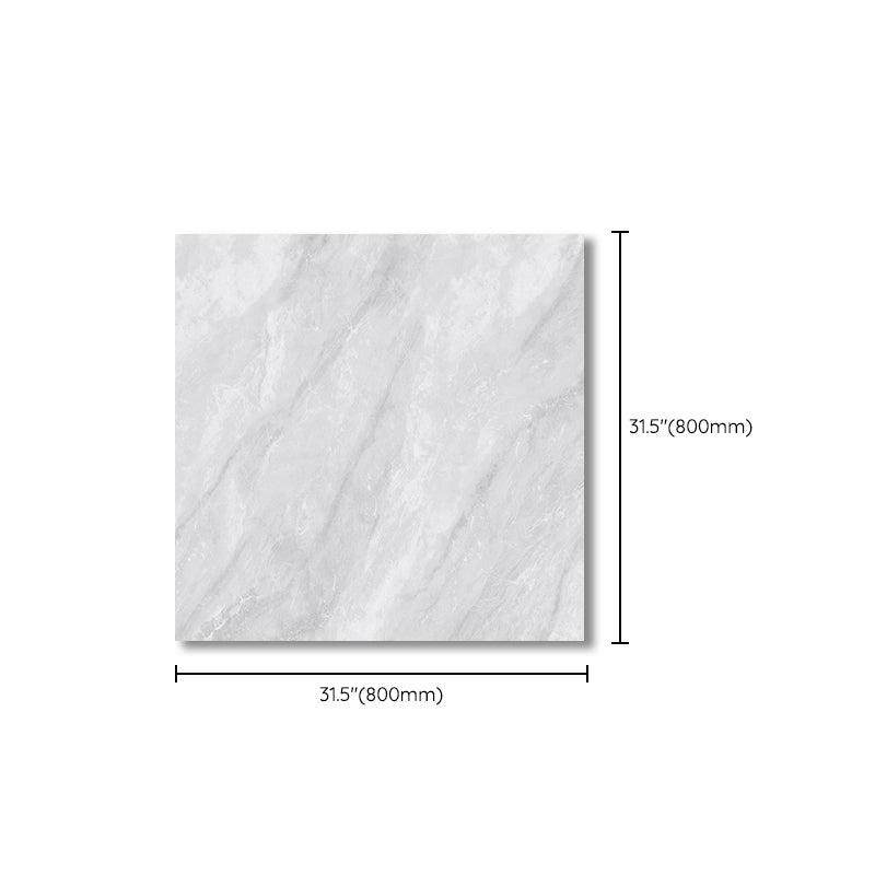 Modern Polished Porcelain Tile Marble Patterned Square Wall Tile