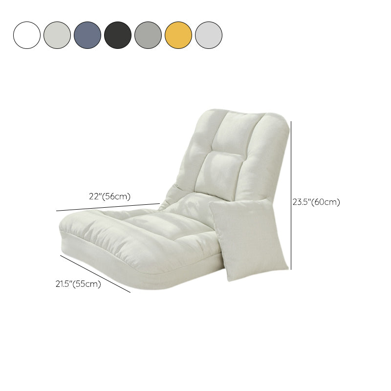 Scandinavian Standard Recliner No Motion Indoor Solid Color Fabric