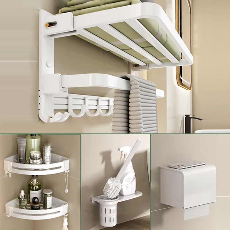 Adhesive Mount Metal Modern Bathroom Accessory As Individual Or As a Set