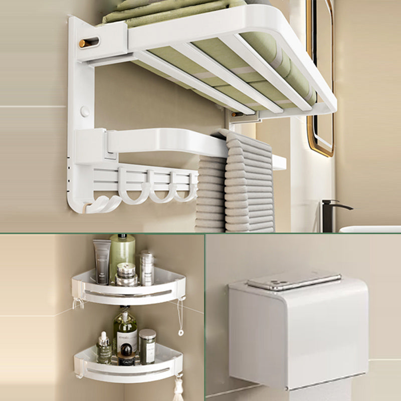 Adhesive Mount Metal Modern Bathroom Accessory As Individual Or As a Set