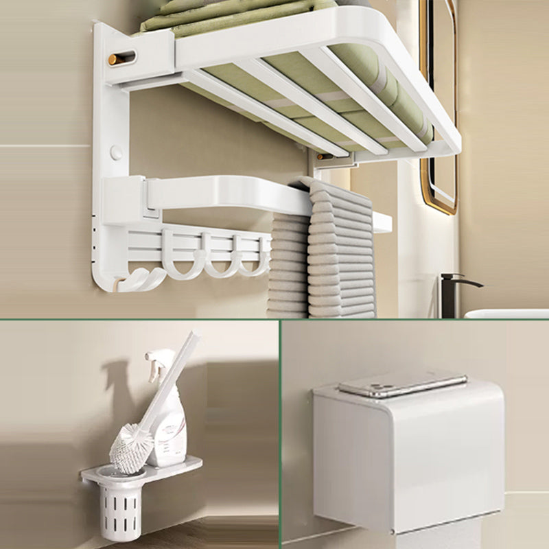 Adhesive Mount Metal Modern Bathroom Accessory As Individual Or As a Set