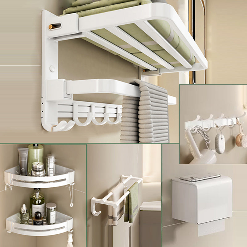 Adhesive Mount Metal Modern Bathroom Accessory As Individual Or As a Set