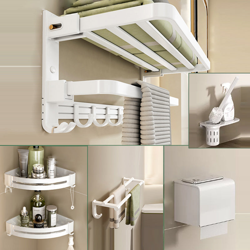 Adhesive Mount Metal Modern Bathroom Accessory As Individual Or As a Set