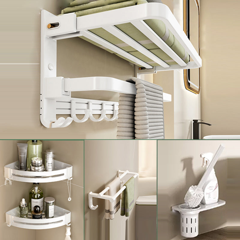 Adhesive Mount Metal Modern Bathroom Accessory As Individual Or As a Set