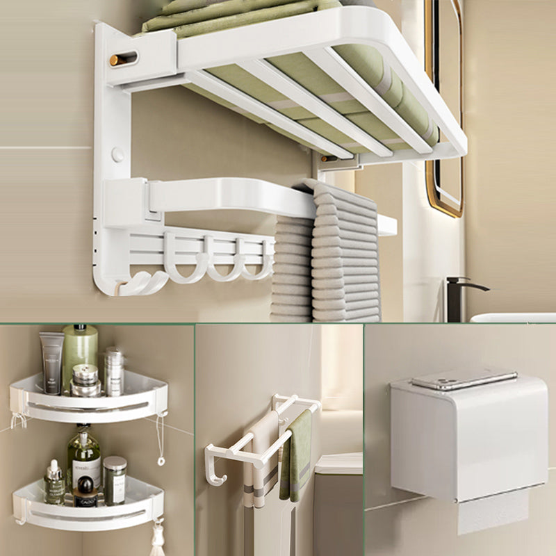 Adhesive Mount Metal Modern Bathroom Accessory As Individual Or As a Set