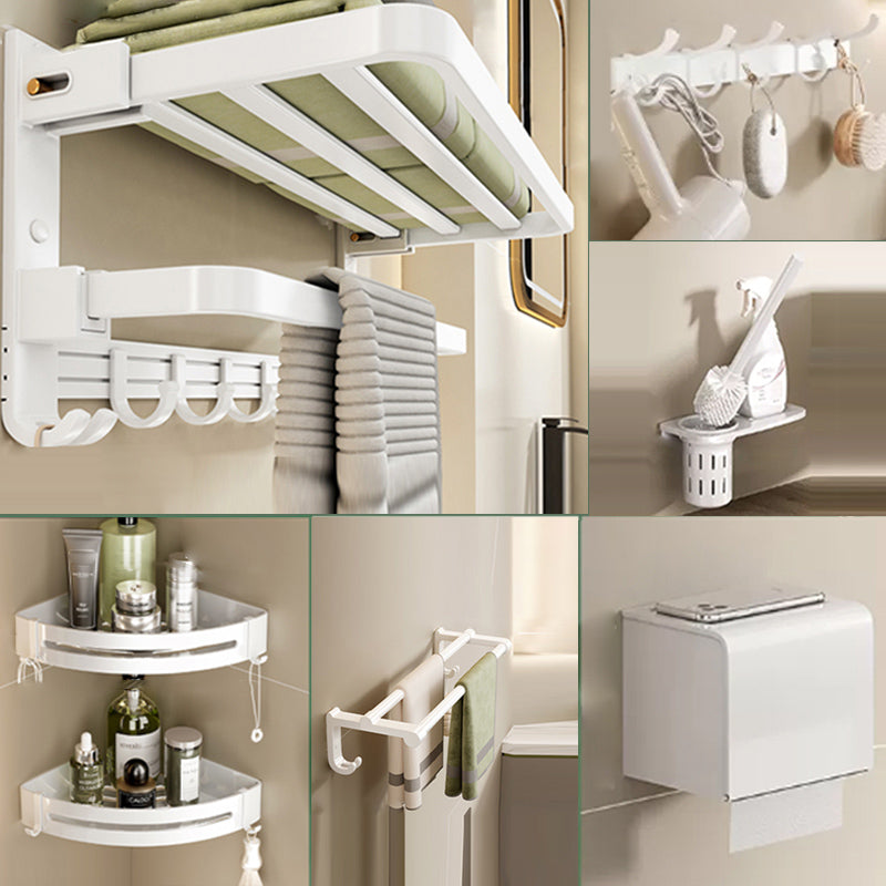 Adhesive Mount Metal Modern Bathroom Accessory As Individual Or As a Set