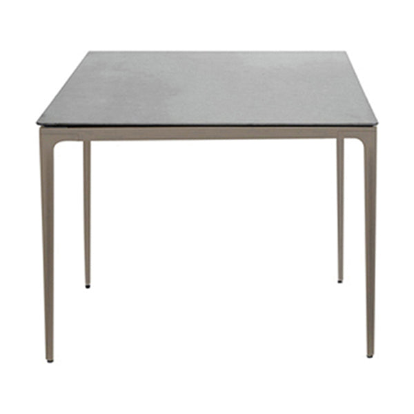 Modern Geometric Courtyard Table Stainless Steel Outdoor Table