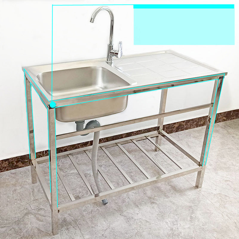 Kitchen Sink Stainless Steel Drop-In Rectangle All-in-one Kitchen Sink