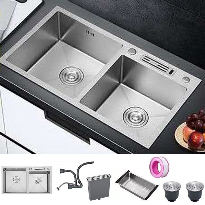 Kitchen Sink Soundproof Design Stainless Steel Drop-In Kitchen Sink