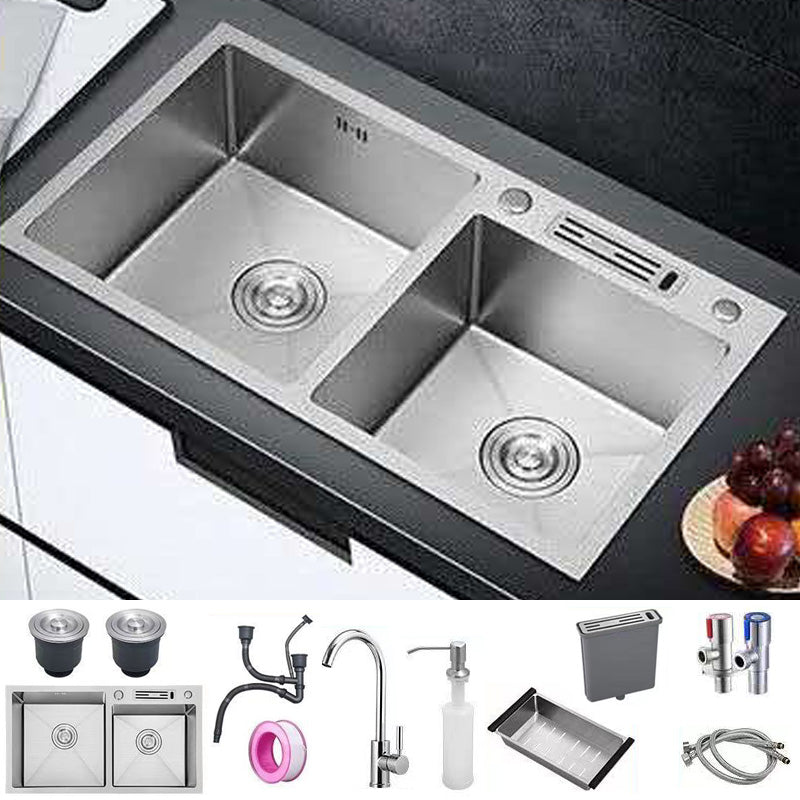 Kitchen Sink Soundproof Design Stainless Steel Drop-In Kitchen Sink