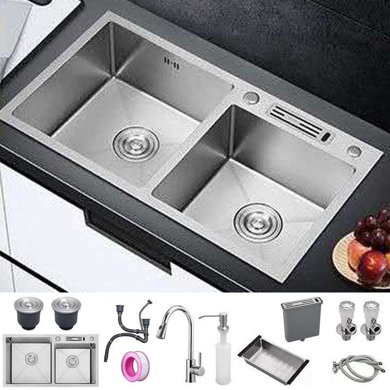 Kitchen Sink Soundproof Design Stainless Steel Drop-In Kitchen Sink