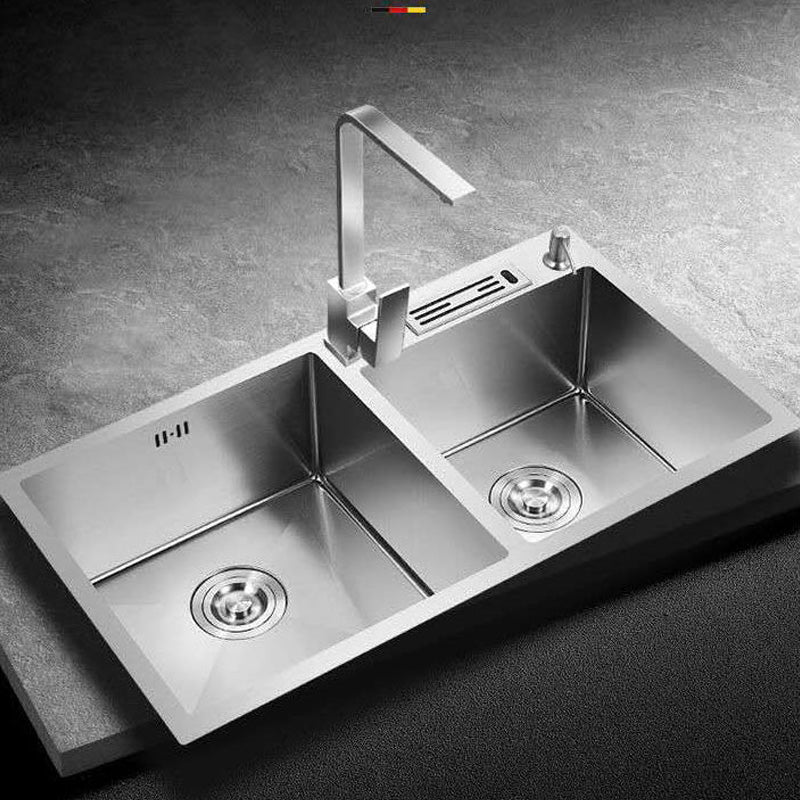 Kitchen Sink Soundproof Design Stainless Steel Drop-In Kitchen Sink