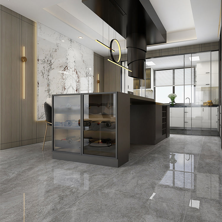 Rectangle Wall & Floor Tile Marble Print Polished Porcelain Floor and Wall Tile