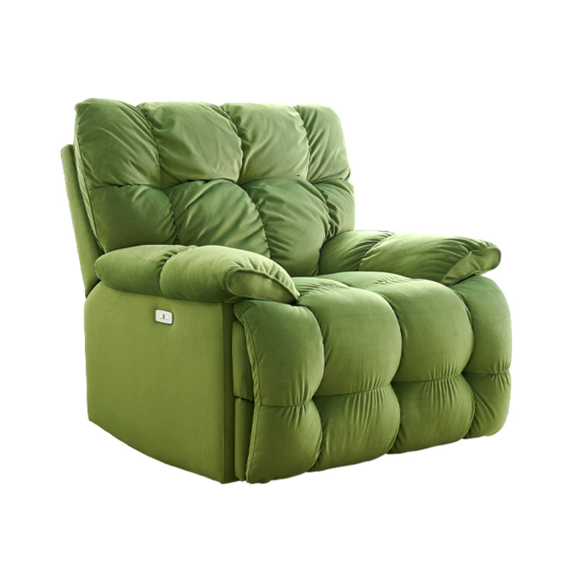 Contemporary Standard Recliner Solid Color Indoor Swivel Rocker Reclining