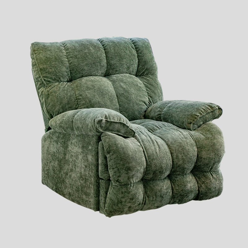 Contemporary Standard Recliner Solid Color Indoor Swivel Rocker Reclining