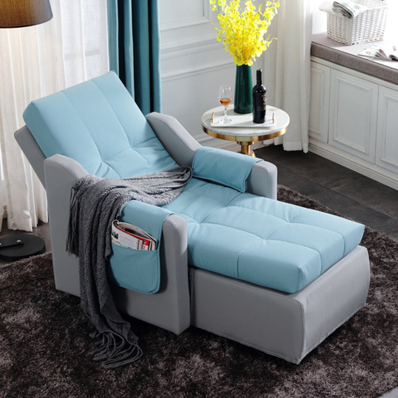 Contemporary Standard Recliner Manual-Push Botton Indoor Solid Color Metal