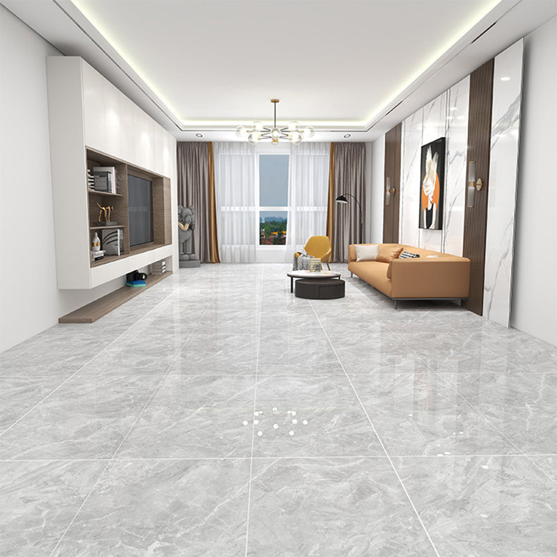 Floor and Wall Tile Marble Print Living Room Porcelain Indoor Floor Tile