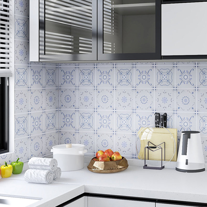 Modern Peel and Stick Backsplash PVC Mosaic Tile Wallpaper for Backsplash Wall