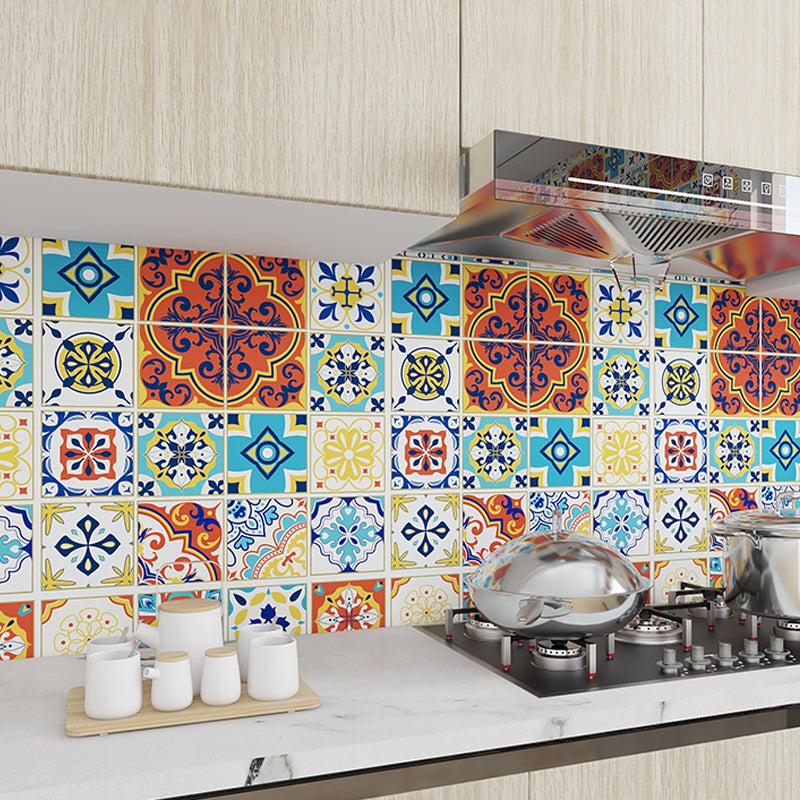 Modern Peel and Stick Backsplash PVC Mosaic Tile Wallpaper for Backsplash Wall