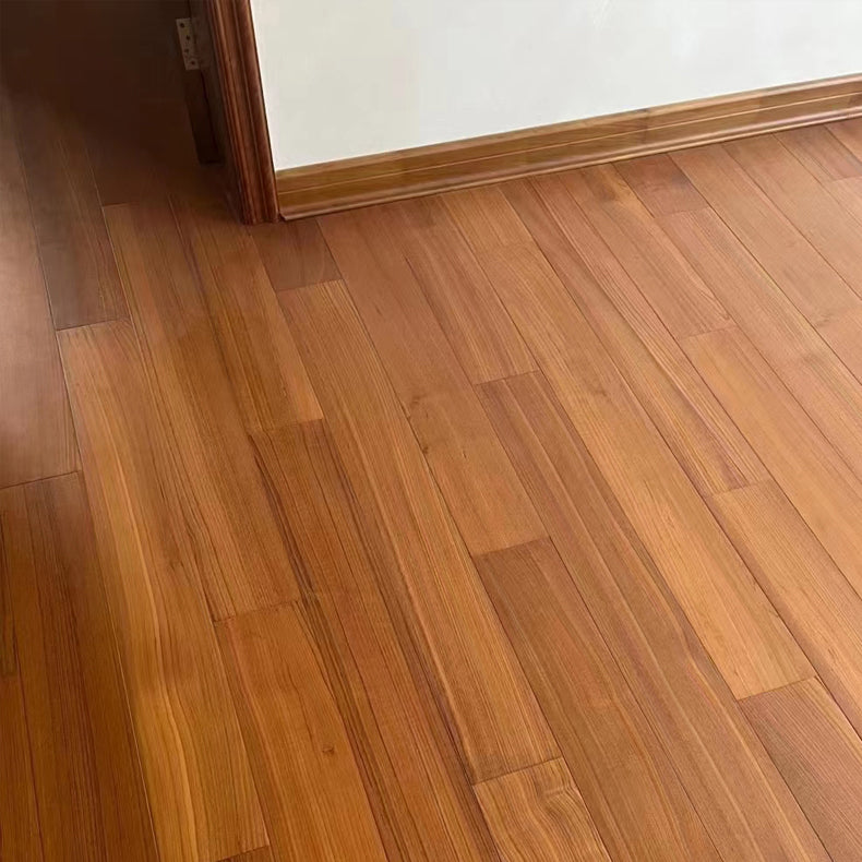 Solid Wood Flooring Water Resistant Interlocking Rectangle Plank Flooring