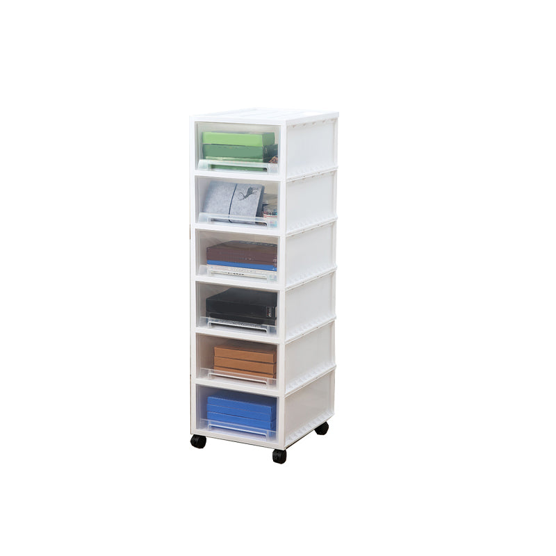 Modern Plastic Movable File Cabinet Drawers Storage Filing Cabinet for Office