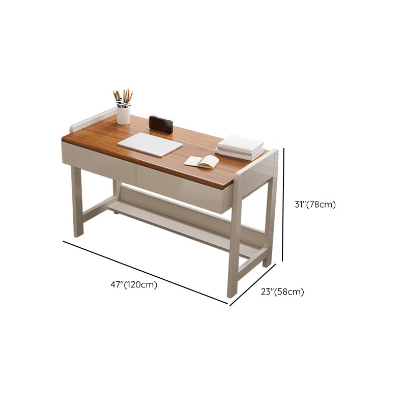 22" Wide Student Desk Wooden Student Table with Storage Drawer