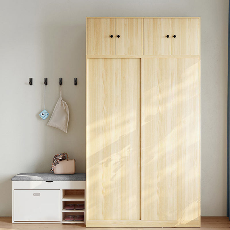 Wooden Hanging Clothes Rack Modern Hanging Clothes Rack with Door