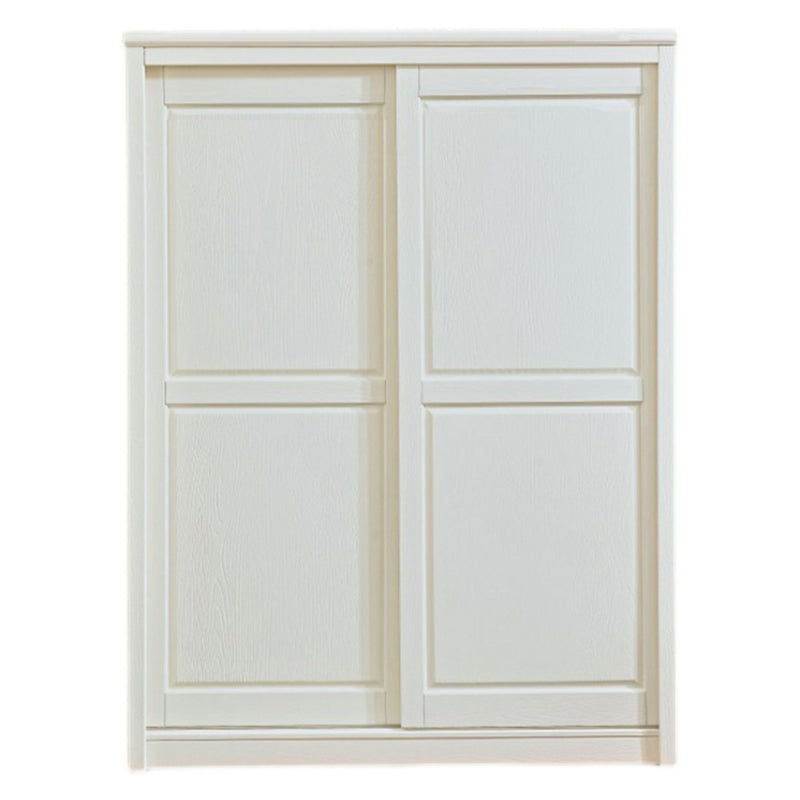 White Wooden Coat Locker High Gloss 1-Drawer Urban Kids Closet