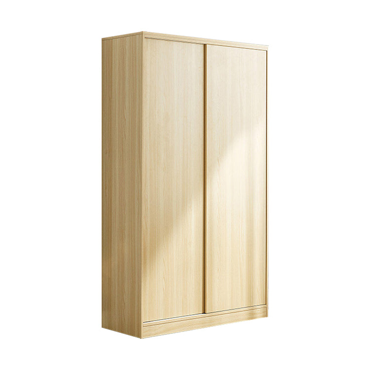 Wooden Wardrobe Armoire Contemporary Wardrobe Armoire with Garment Rod