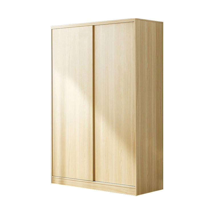 Wooden Wardrobe Armoire Contemporary Wardrobe Armoire with Garment Rod