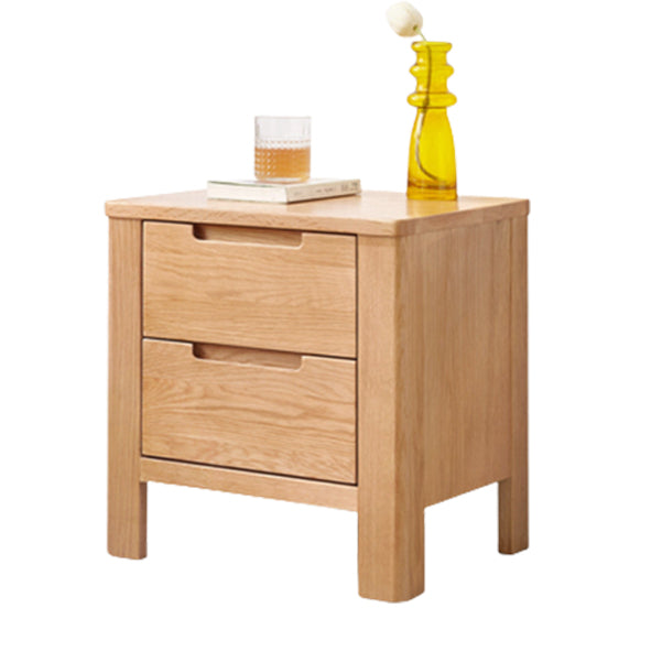 Light Wood End Table for Nursery Wooden Bedside Table for Nursery