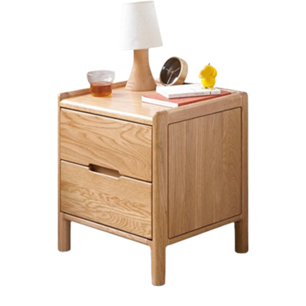 Light Wood End Table for Nursery Wooden Bedside Table for Nursery