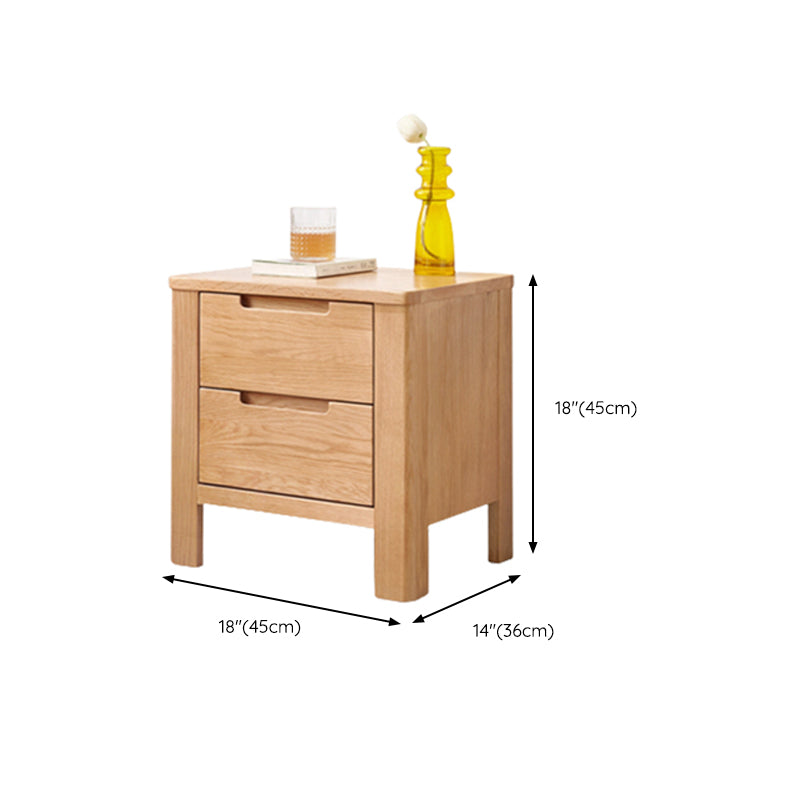 Light Wood End Table for Nursery Wooden Bedside Table for Nursery