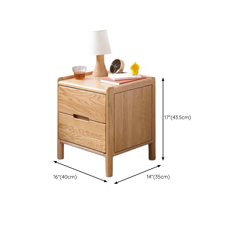 Light Wood End Table for Nursery Wooden Bedside Table for Nursery