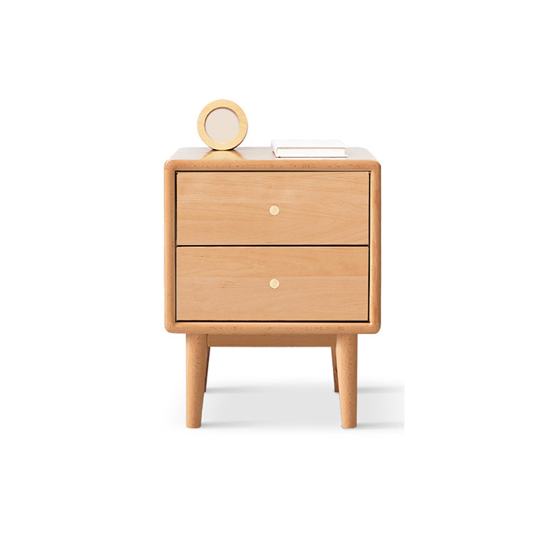 Neutral Nursery Nightstand Wooden Nursery Nightstand with Drawers