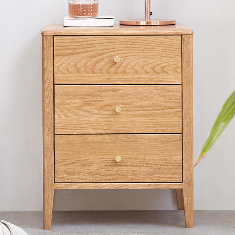 Brown End Table for Nursery Neutral Bedside Table for Nursery