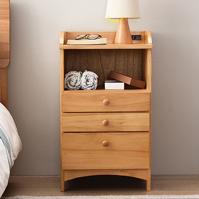 Wooden Bedside Table for Nursery Modern & Contemporary Youth Nightstand