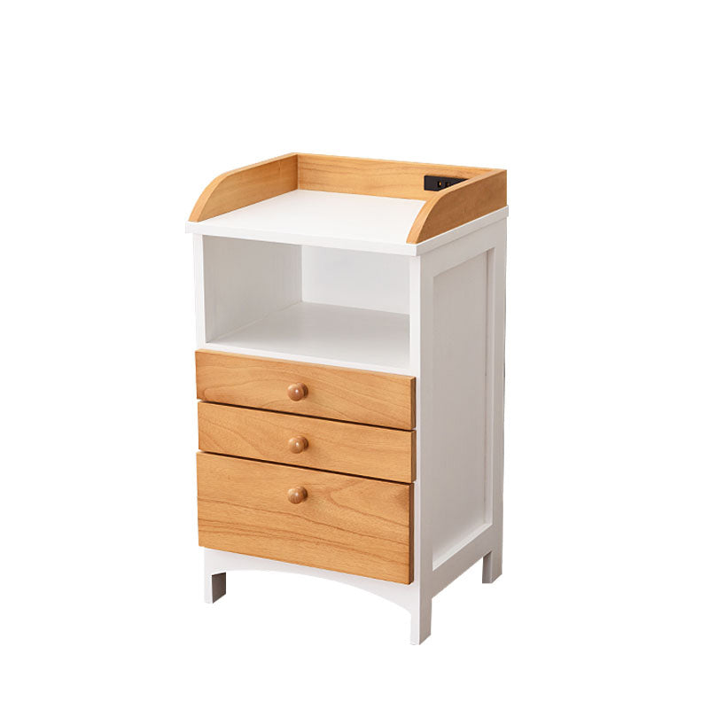 Wooden Bedside Table for Nursery Modern & Contemporary Youth Nightstand