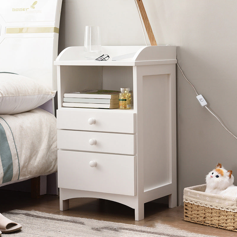 Wooden Bedside Table for Nursery Modern & Contemporary Youth Nightstand