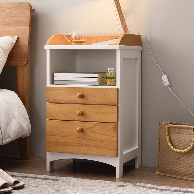 Wooden Bedside Table for Nursery Modern & Contemporary Youth Nightstand