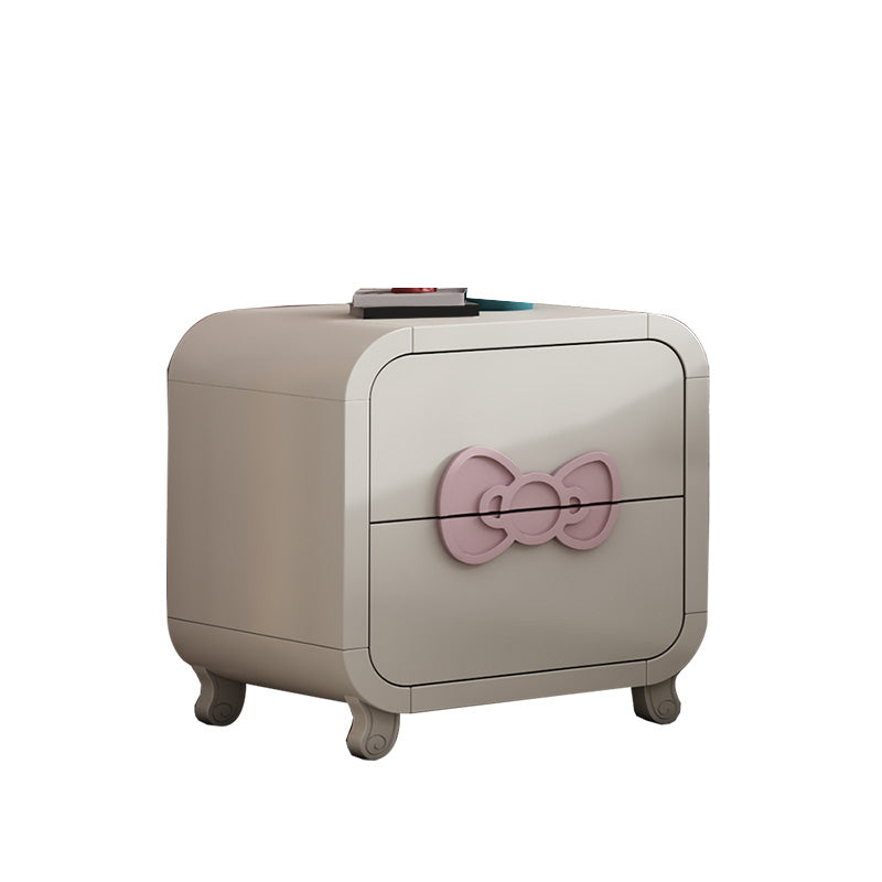 Princess Bedside Table for Nursery Wooden Kids Bedside Table