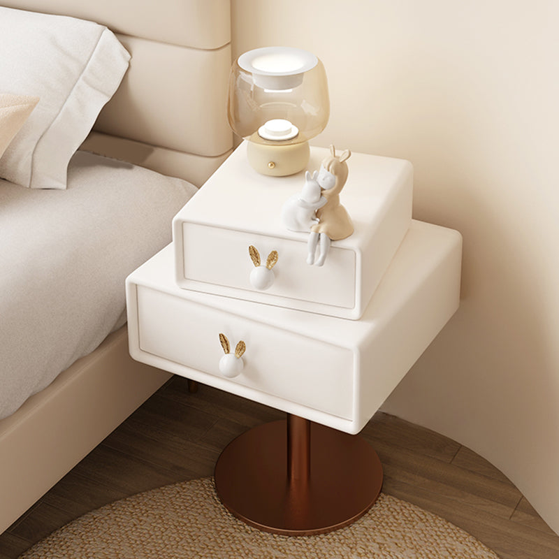 Colorful Bedside Table for Nursery Solid Wood End Table for Nursery