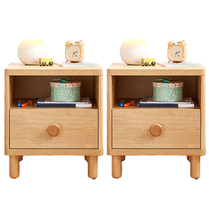 Light Wood Bedside Table for Nursery Oak Bedside Table for Nursery