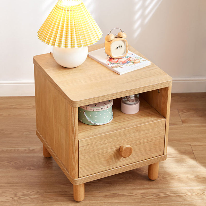 Light Wood Bedside Table for Nursery Oak Bedside Table for Nursery