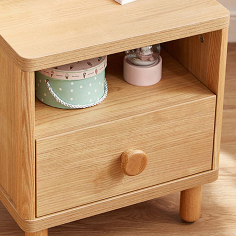 Light Wood Bedside Table for Nursery Oak Bedside Table for Nursery