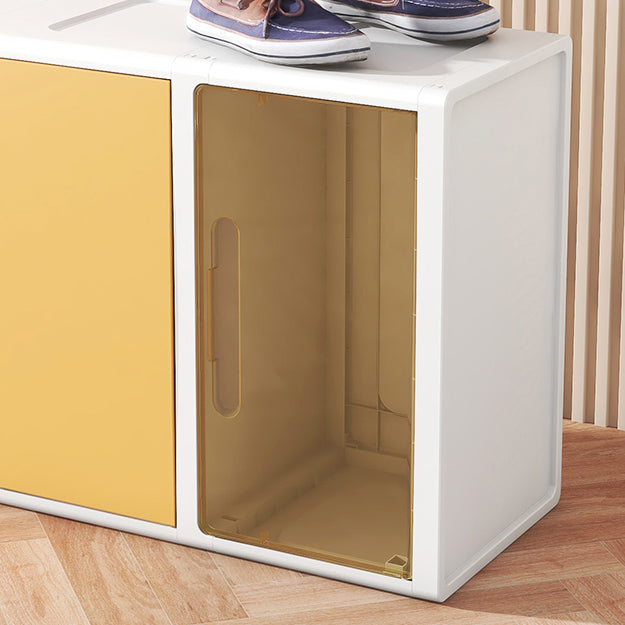 Plastic Kids Closet Modern style Wardrobe Closet with Lower Storage Drawers