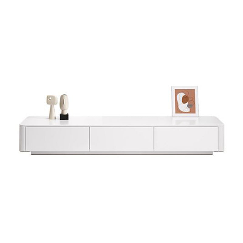 Wooden Media Console Contemporary TV Media Console for Living Room