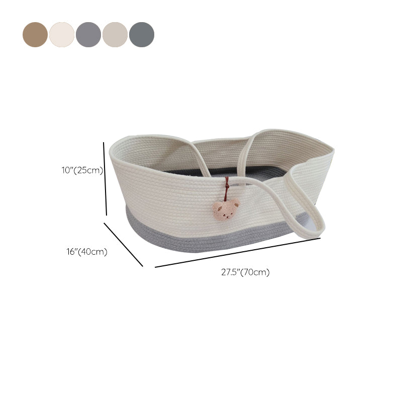 Portable Oval Crib Cradle Folding Moses Basket for Newborn and Baby