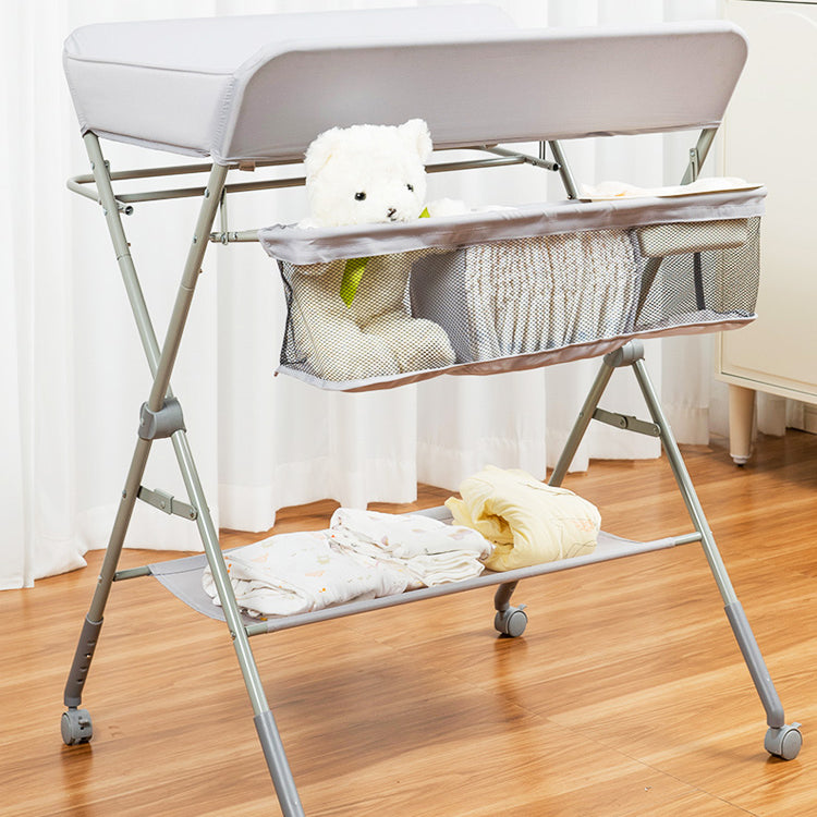 Basket Baby Changing Table Gray Baby Changing Table Flat Top